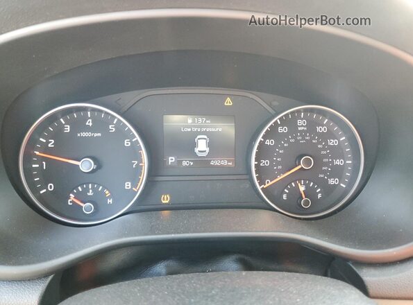 KNDPM3AC0L7823519 2020 KIA SPORTAGE White Widok zestawu wskaźników