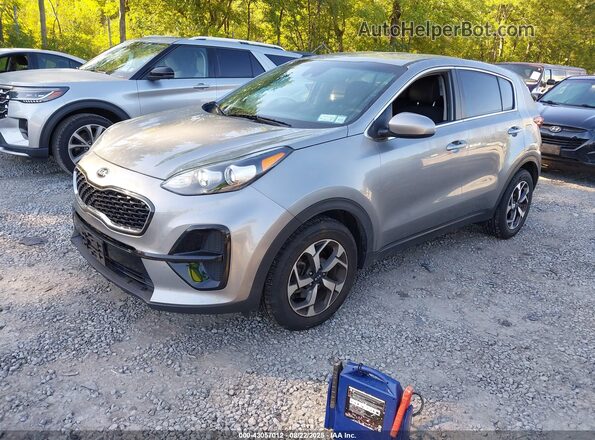 KNDPM3AC2L7827491 2020 KIA SPORTAGE Gray წინა მარცხენა ხედი სამი მეოთხედიდან