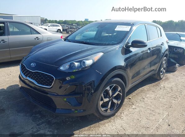 KNDPM3AC7M7881371 2021 KIA SPORTAGE Black Առջևի ձախ երեք քառորդ տեսարան
