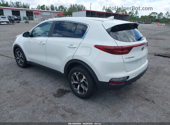 KNDPM3AC8M7937656 2021 KIA SPORTAGE White უკანა მარცხენა