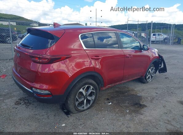 KNDPMCAC4N7008811 2022 KIA SPORTAGE Red უკანა მარჯვენა