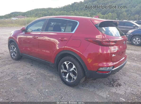 KNDPMCAC4N7008811 2022 KIA SPORTAGE Red უკანა მარცხენა