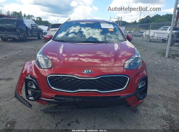 KNDPMCAC4N7008811 2022 KIA SPORTAGE Red ხელსაწყოთა პანელის ხედი