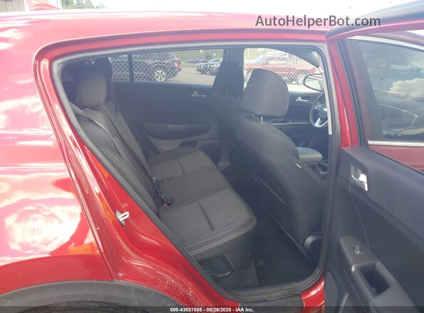 KNDPMCAC4N7008811 2022 KIA SPORTAGE Red VIN კოდის სტიკერის ხედი