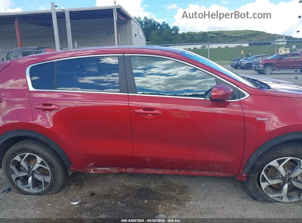 KNDPMCAC4N7008811 2022 KIA SPORTAGE Red უკანა სალონის ხედი