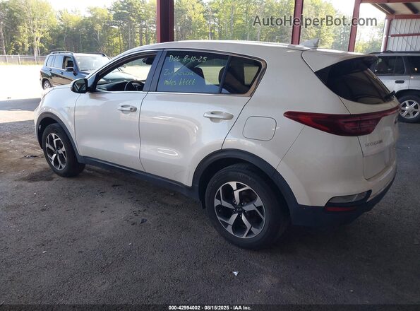 KNDPMCAC8M7904527 2021 KIA SPORTAGE White Հետևի ձախ
