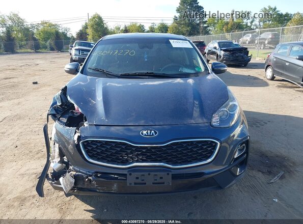 KNDPMCAC8M7914975 2021 KIA SPORTAGE Blue ხელსაწყოთა პანელის ხედი