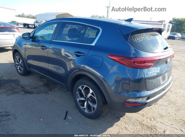 KNDPMCAC8M7914975 2021 KIA SPORTAGE Blue უკანა მარცხენა