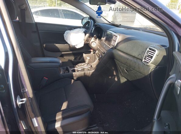 KNDPMCAC8M7914975 2021 KIA SPORTAGE Blue წინა სალონის ხედი