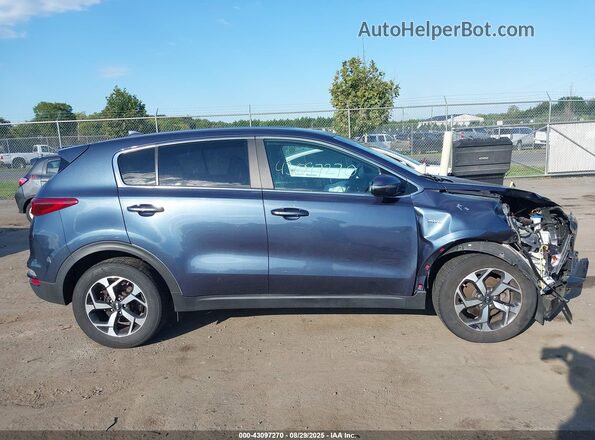 KNDPMCAC8M7914975 2021 KIA SPORTAGE Blue უკანა სალონის ხედი