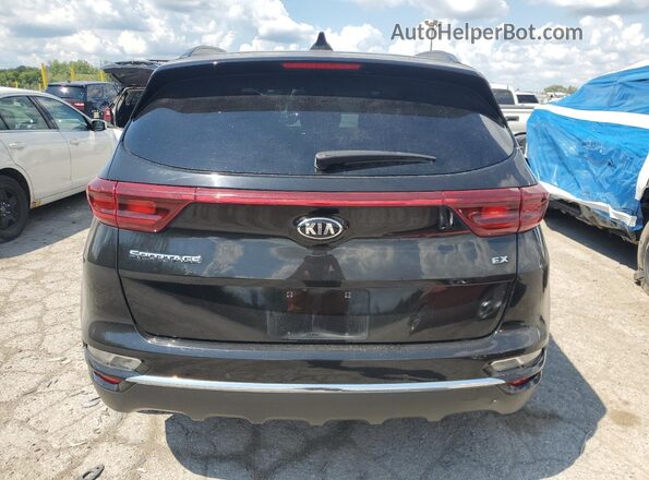KNDPN3AC4M7858465 2021 KIA SPORTAGE Black Հետևի տեսք