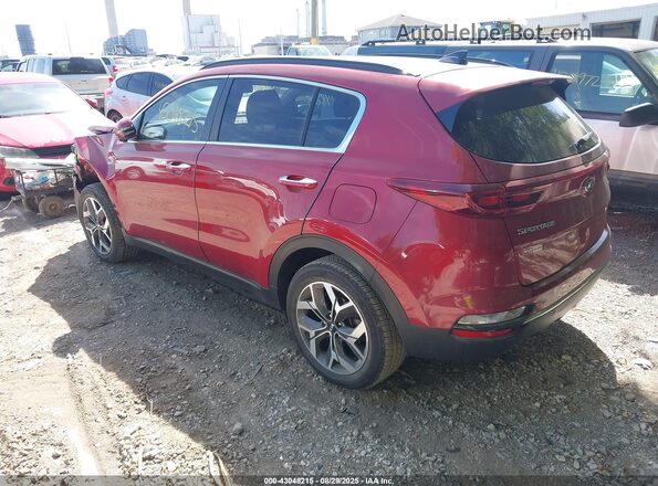 KNDPNCAC5L7700036 2020 KIA SPORTAGE Красный Задняя левая четверть