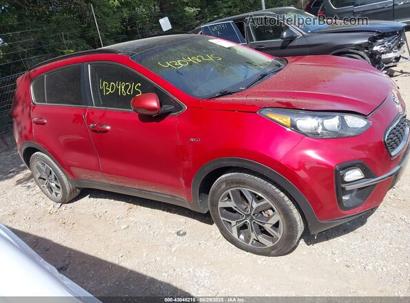 KNDPNCAC5L7700036 2020 KIA SPORTAGE Красный Вид задней части салона