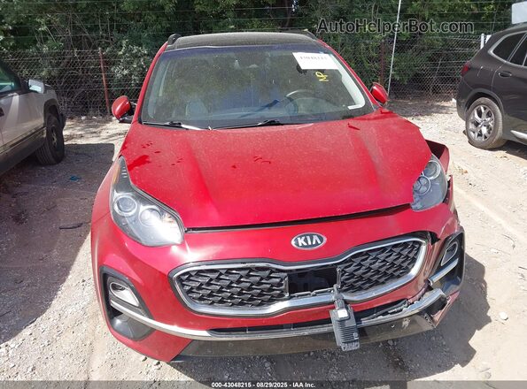 KNDPNCAC5L7700036 2020 KIA SPORTAGE Красный Вид щитка приборов