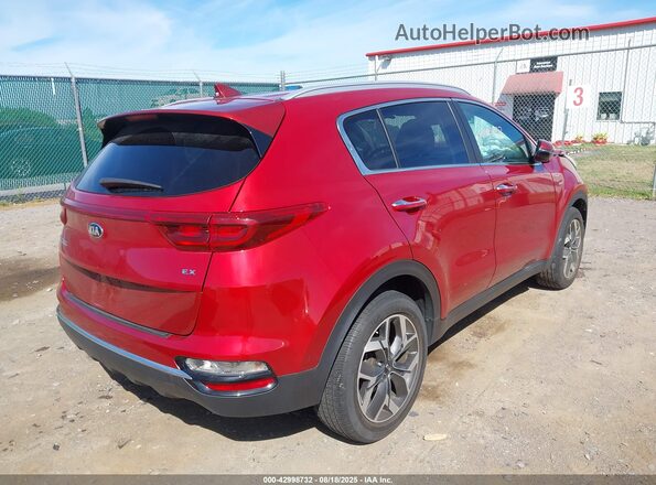 KNDPNCAC5M7918737 2021 KIA SPORTAGE Red Tył prawy