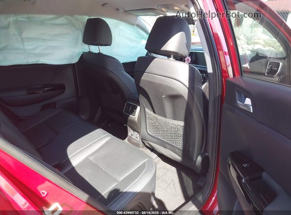 KNDPNCAC5M7918737 2021 KIA SPORTAGE Red Widok naklejki z numerem VIN