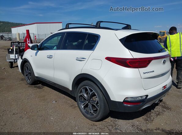 KNDPRCA68M7846141 2021 KIA SPORTAGE White Հետևի ձախ