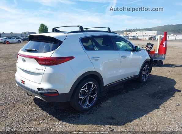 KNDPRCA68M7846141 2021 KIA SPORTAGE White Հետևի աջ