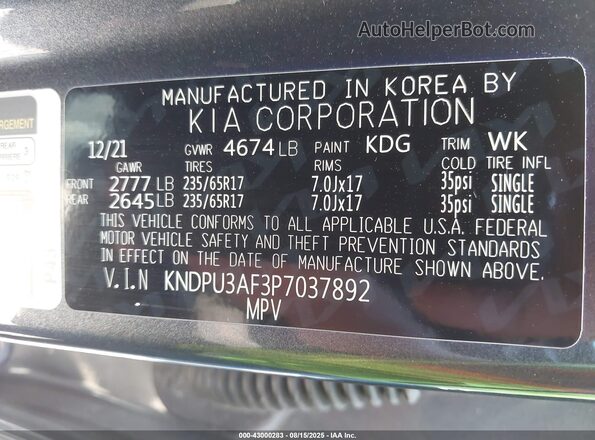 KNDPU3AF3P7037892 2023 KIA SPORTAGE Black ძრავის განყოფილების ხედი