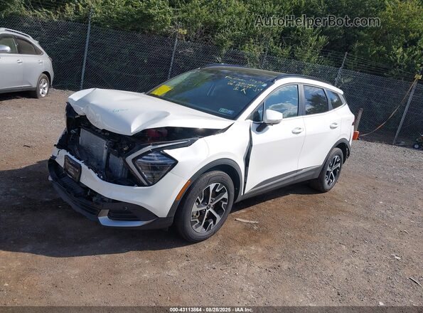 KNDPVCDG6S7195377 2025 KIA SPORTAGE HYBRID White Передня ліва чверть