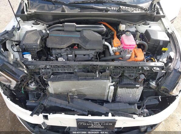 KNDPVCDG6S7195377 2025 KIA SPORTAGE HYBRID White Вид ззаду