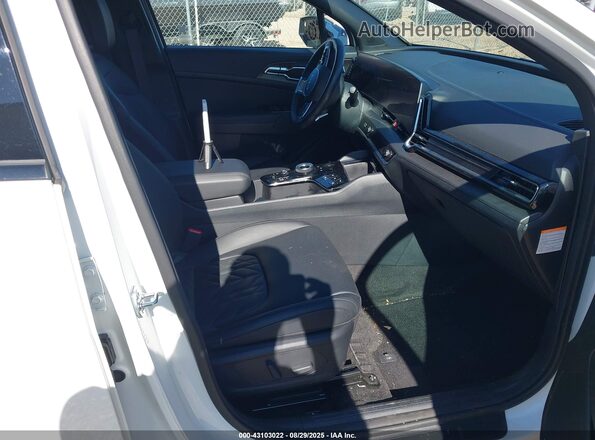 KNDPZDDH7R7168301 2024 KIA SPORTAGE PLUG-IN HYBRID White Widok wnętrza z przodu