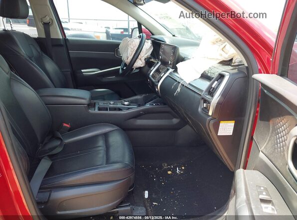 KNDRG4LG4M5036897 2021 KIA SORENTO HYBRID Red Front interior view