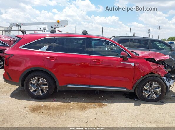 KNDRG4LG4M5036897 2021 KIA SORENTO HYBRID Red 360 interior view