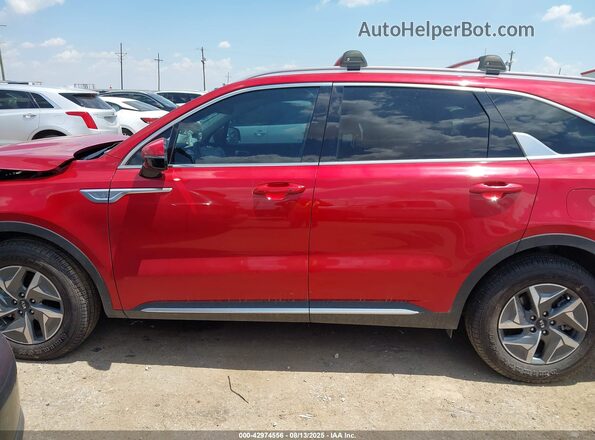 KNDRG4LG4M5036897 2021 KIA SORENTO HYBRID Red 