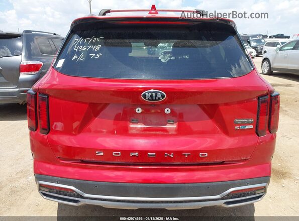 KNDRG4LG4M5036897 2021 KIA SORENTO HYBRID Red 