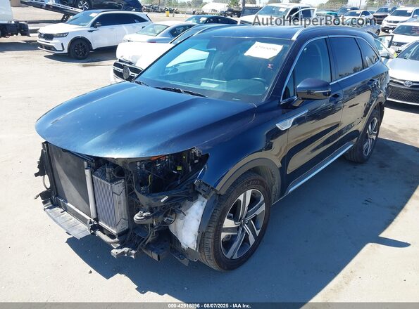 KNDRHDLG3P5188302 2023 KIA SORENTO HYBRID Dark Blue წინა მარცხენა ხედი სამი მეოთხედიდან