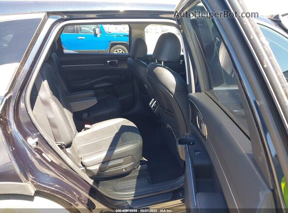 KNDRHDLG3P5188302 2023 KIA SORENTO HYBRID Dark Blue VIN კოდის სტიკერის ხედი