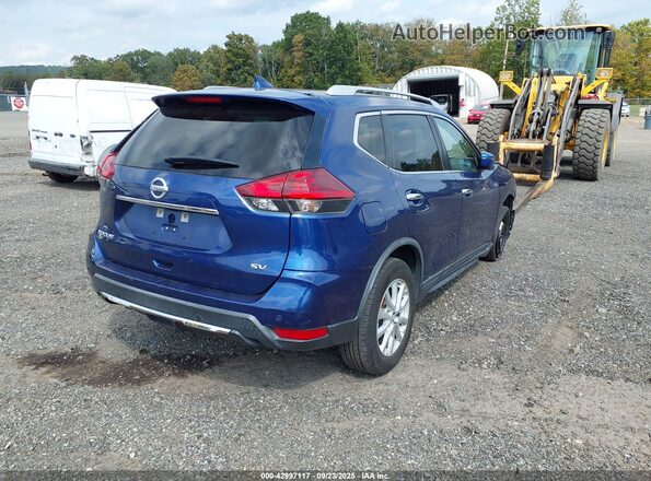 KNMAT2MT7LP527265 2020 NISSAN ROGUE Blue Trasero derecho