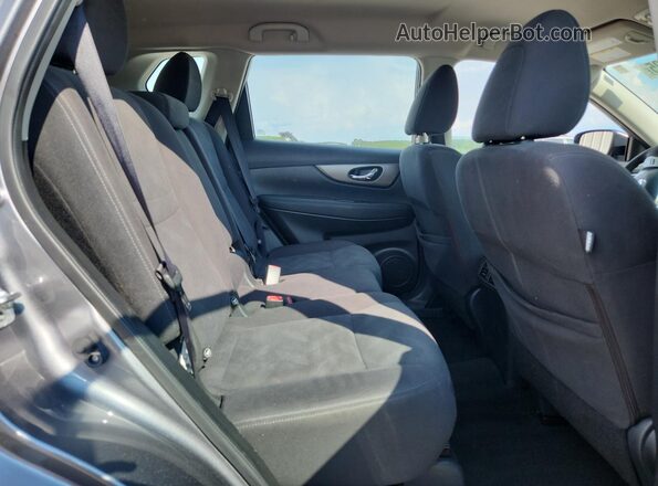 KNMAT2MT8GP676905 2016 NISSAN ROGUE Charcoal Widok wnętrza z tyłu