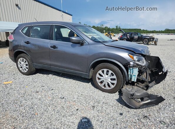 KNMAT2MT8GP676905 2016 NISSAN ROGUE Charcoal Przód prawy