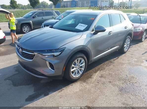 LRBAZLR41MD150424 2021 BUICK ENVISION Gray Front left