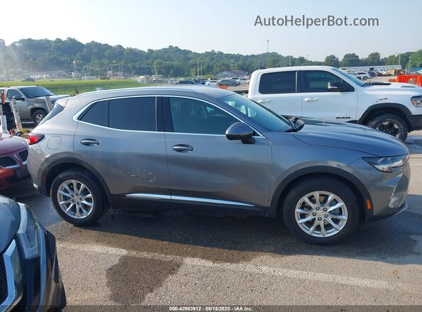 LRBAZLR41MD150424 2021 BUICK ENVISION Gray Rear interior view