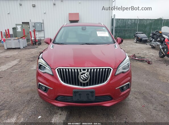 LRBFX3SX3JD005039 2018 BUICK ENVISION Red უკანა სალონის ხედი