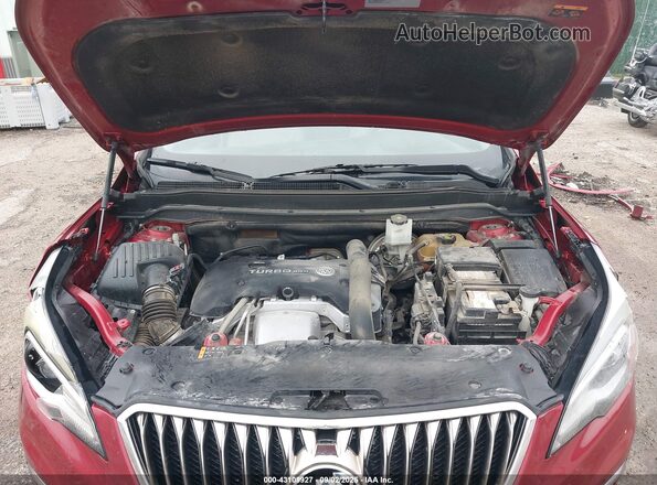 LRBFX3SX3JD005039 2018 BUICK ENVISION Red უკანა ხედი