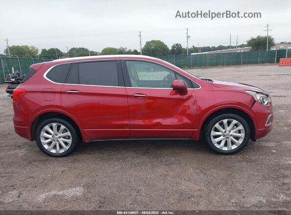 LRBFX3SX3JD005039 2018 BUICK ENVISION Red სალონის 360-გრადუსიანი ხედი