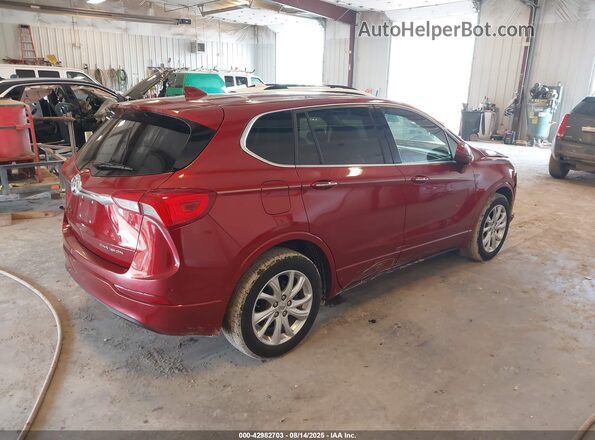 LRBFXBSAXLD082497 2020 BUICK ENVISION Red Trasero derecho