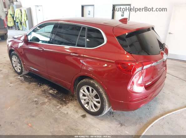 LRBFXBSAXLD082497 2020 BUICK ENVISION Red Trasero izquierdo