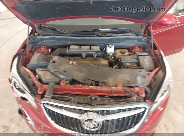 LRBFXBSAXLD082497 2020 BUICK ENVISION Red Vista trasera
