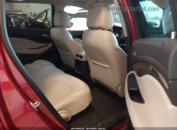 LRBFXBSAXLD082497 2020 BUICK ENVISION Red Vista de la etiqueta del VIN