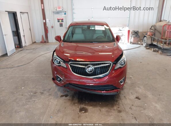 LRBFXBSAXLD082497 2020 BUICK ENVISION Red Vista del cuadro de instrumentos