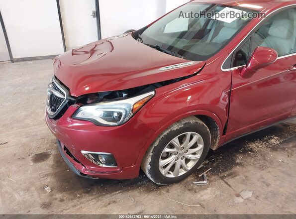 LRBFXBSAXLD082497 2020 BUICK ENVISION Red Vista frontal