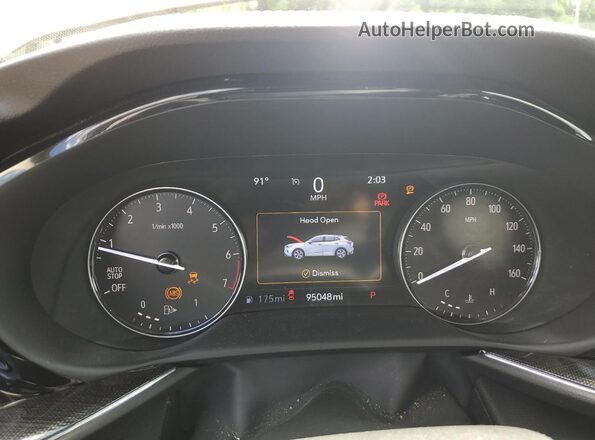 LRBFZNR42ND073145 2022 BUICK ENVISION Коричневый Вид щитка приборов