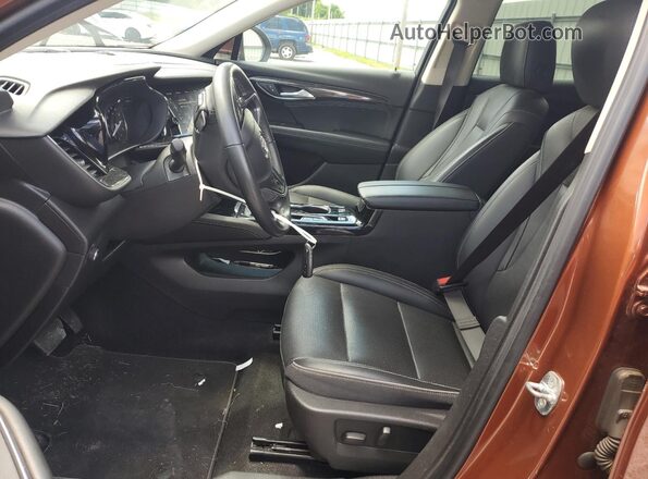 LRBFZNR42ND073145 2022 BUICK ENVISION Коричневый Вид салона спереди