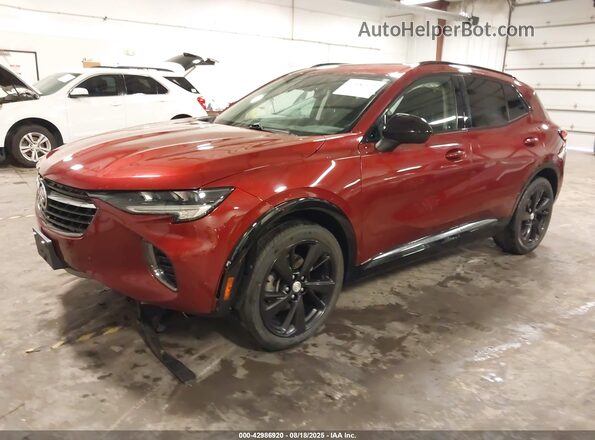 LRBFZNR48MD099084 2021 BUICK ENVISION Red Front left