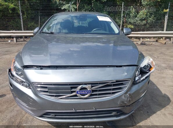 LYV402FM2GB095407 2016 VOLVO S60 INSCRIPTION Gray Вид спереду